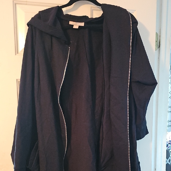 Woman Within Navy Utility Jacket - Picture 1 of 1